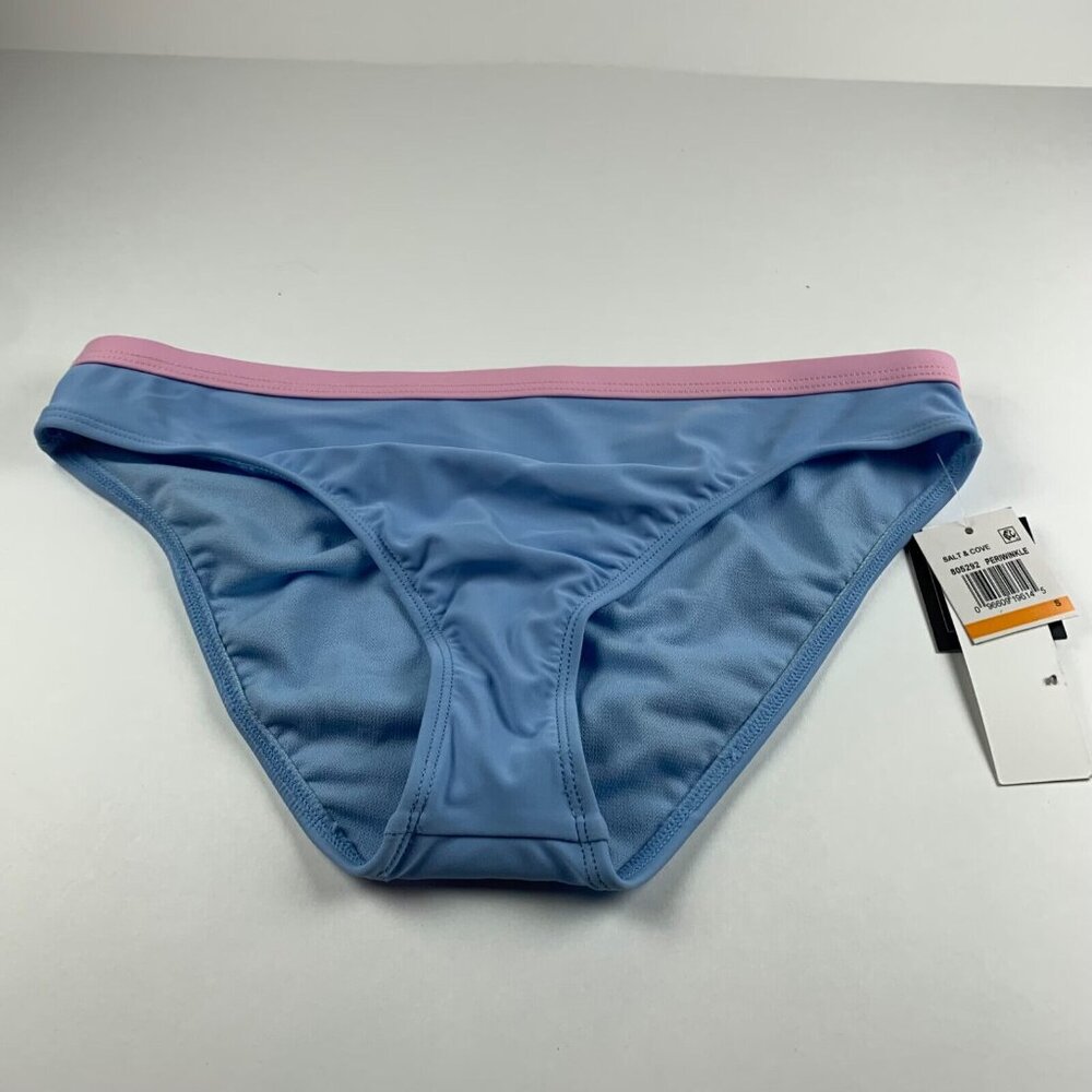 Salt + Cove Women's Binding Hipster Colorblock Swimsuit Bikini Bottom Size S NWT